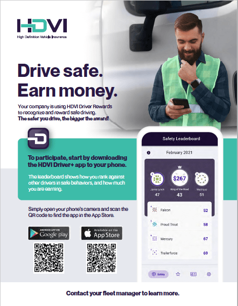 Drive safe earn money flyer thumbnail