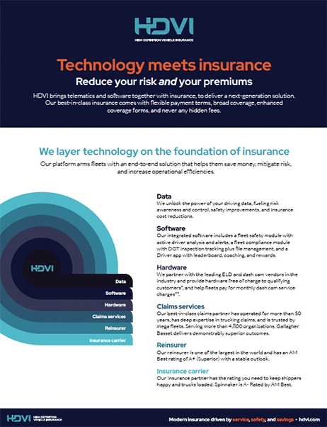 Technology meets insurance flyer thumbnail