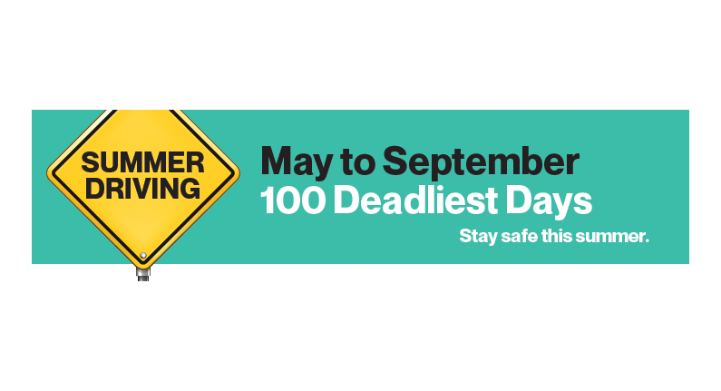 100 Deadliest Days - Stay safe this summer