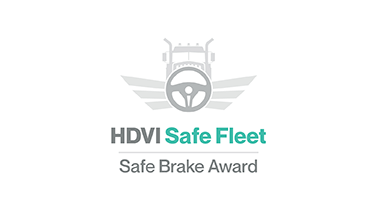 Safe Brake Award_HDVI Safe Fleet logo
