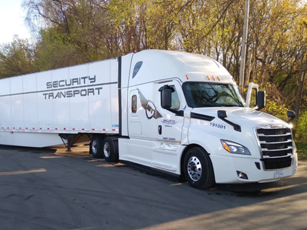 Security Transport truck