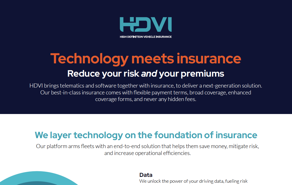 Technology Meets Insurance flyer snip