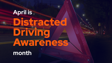 April is Distracted Driving Awareness month blog thumbnail