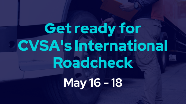 Get ready for CVSA's International Roadcheck May 16-18 blog image