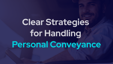 Clear strategies for handling personal conveyance blog image