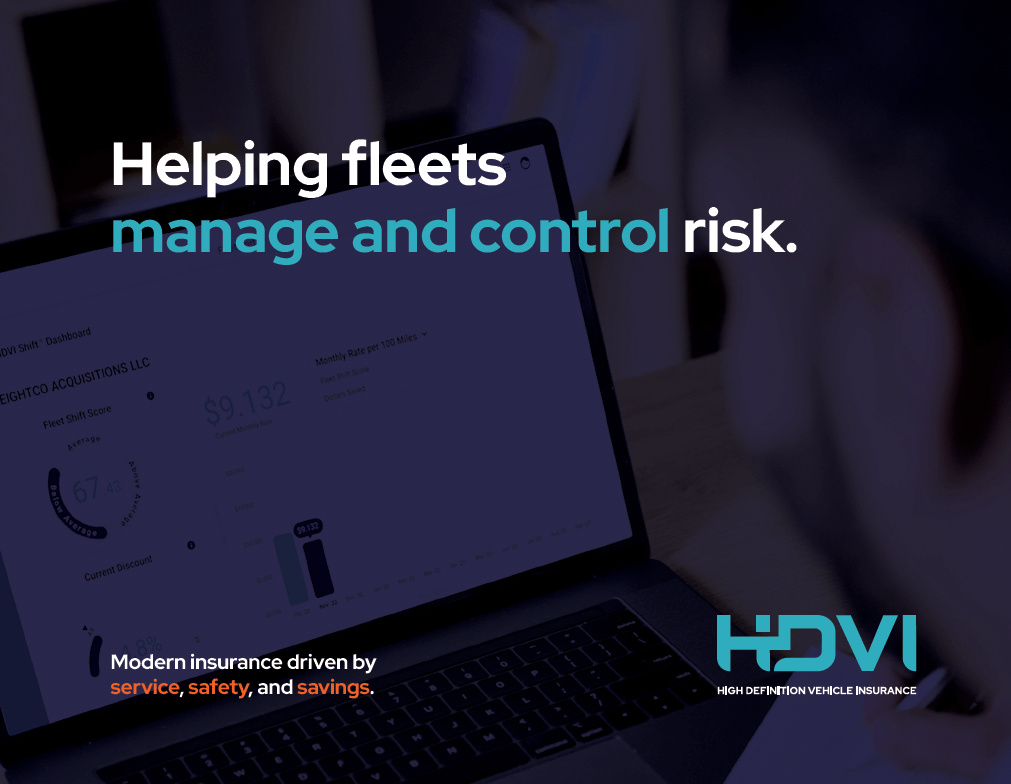 HDVI Fleet Portal Lookbook Cover: Helping fleets manage and control risk